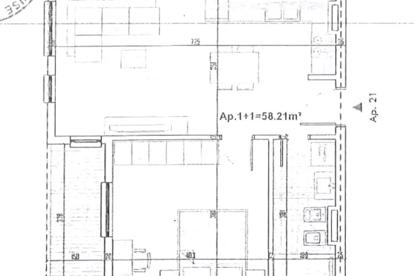 Shtepi ne shitje 1+1 ne Tirane - 68,000 Euro