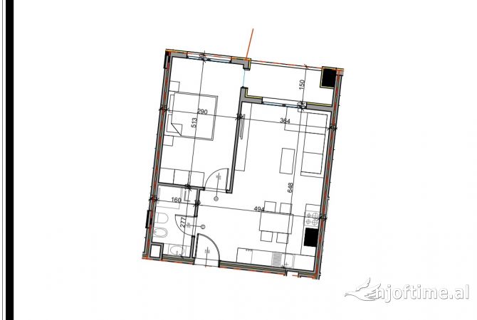 Shtepi ne shitje 1+1 ne Tirane - 73,000 Euro
