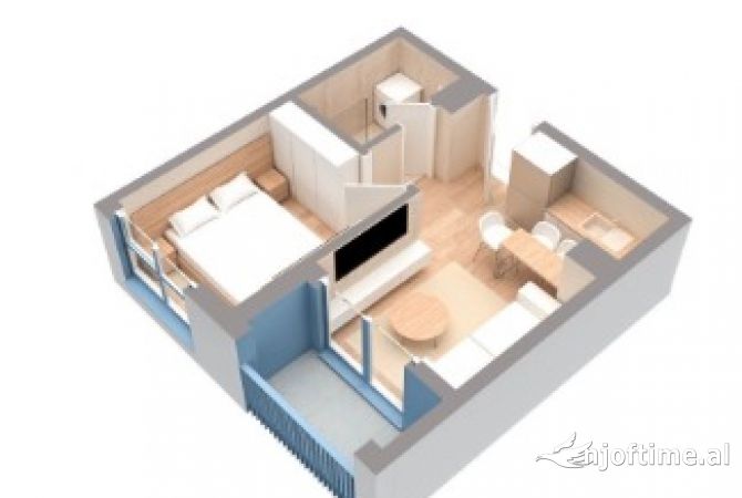 Shtepi ne shitje 1+1 ne Tirane - 69,000 Euro