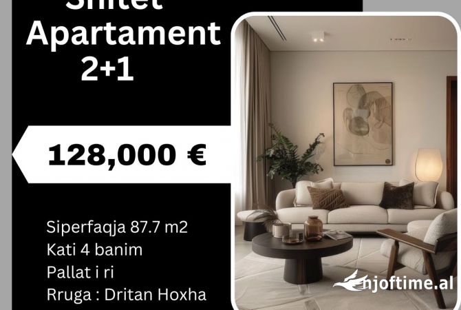Shtepi ne shitje 2+1 ne Tirane - 128,000 Euro