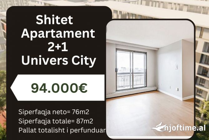 Shtepi ne shitje 2+1 ne Tirane - 94,000 Euro