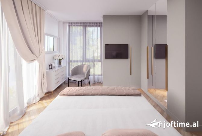 Shtepi ne shitje Apartament ne Tirane, 2+1, Mobilimi Bosh, pa mobiluar, Pagesa 236,800  Euro.