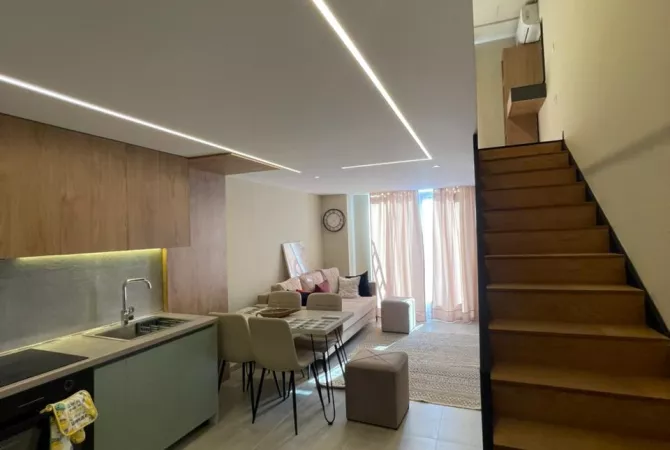 Shtepi ne shitje Duplex(shtepi me 2 kate) ne Tirane, 1+1, Mobilimi E mobiluar, Pagesa 115,000  Euro.