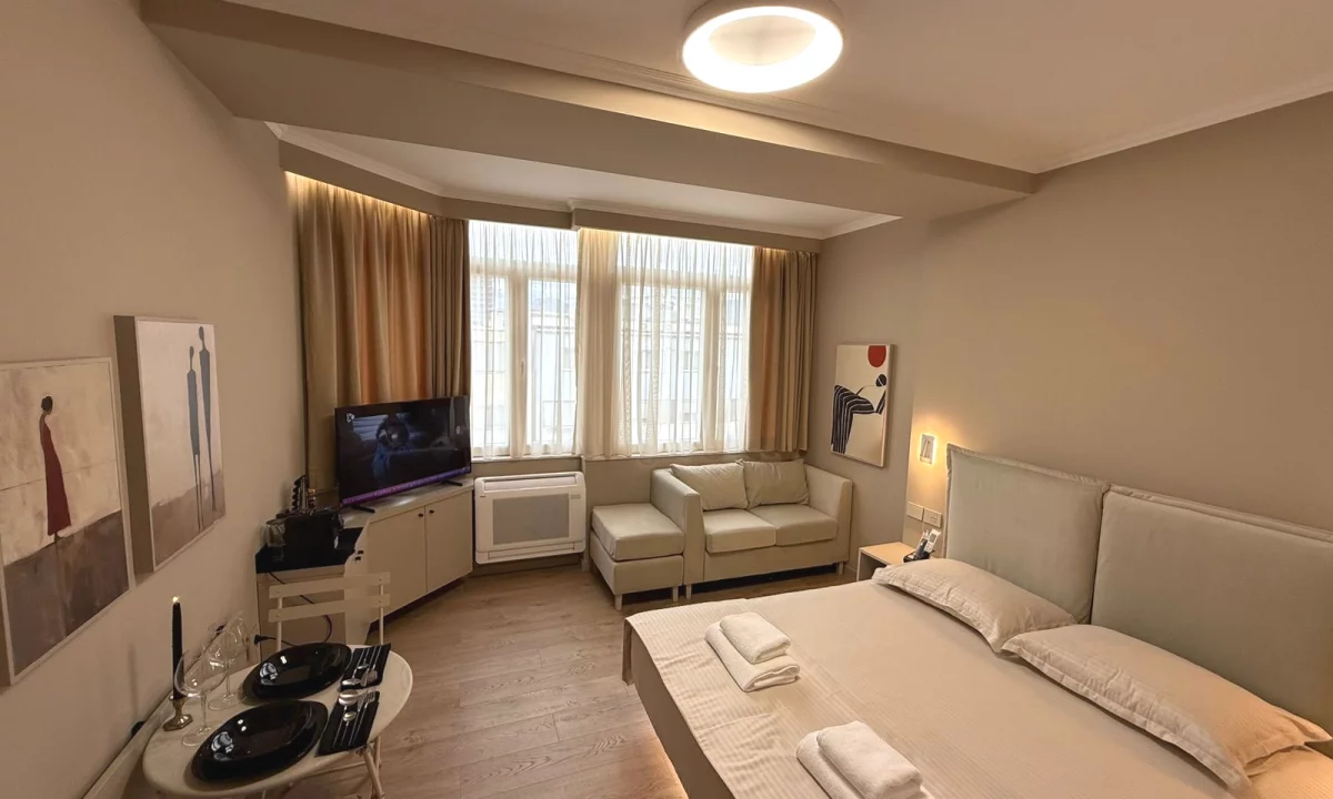 Shtepi ne shitje Apartament ne Tirane, Garsoniere, Mobilimi E mobiluar, Pagesa 100,000  Euro.