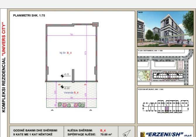 Okazion Shiten Ambjente BIZNESI ne kompleksin UNIVERS CITY 