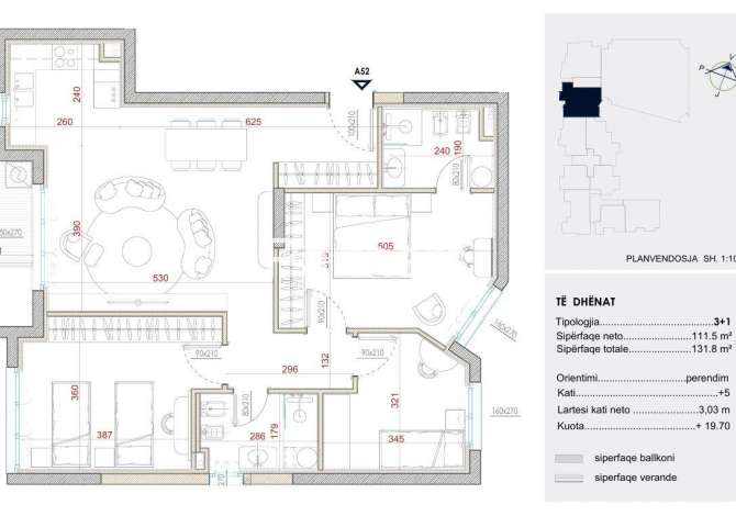 Shtepi ne shitje 3+1 ne Tirane - 263,600 Euro
