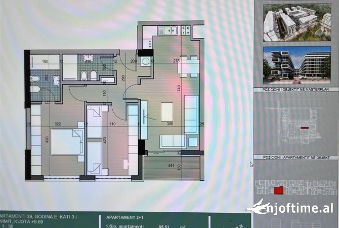 Shtepi ne shitje 2+1 ne Tirane - 104,000 Euro