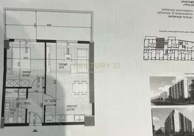 Shtepi ne shitje 1+1 ne Tirane - 104,000 Euro