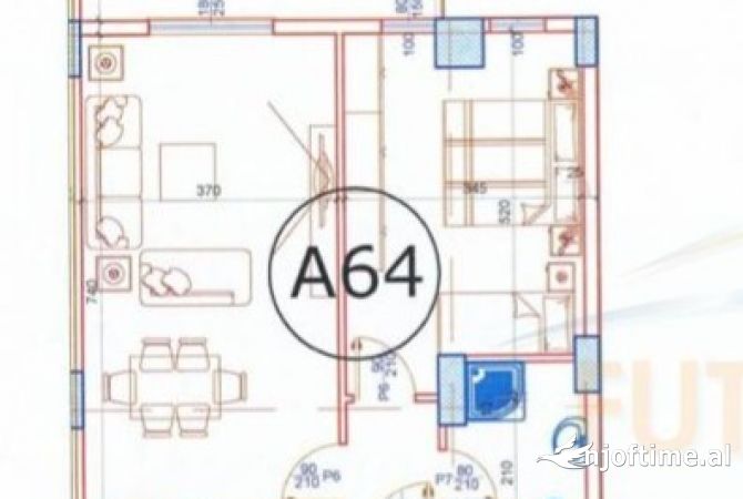 Shtepi ne shitje 1+1 ne Tirane - 77,000 Euro