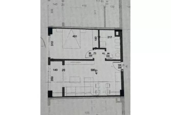 Shtepi ne shitje 1+1 ne Tirane - 110,000 Euro