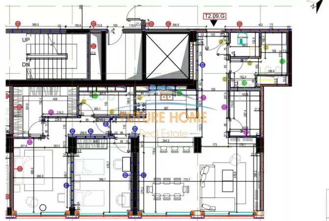 Shtepi ne shitje Apartament ne Tirane, 2+1, Mobilimi Bosh, pa mobiluar, Pagesa 912,784  Euro.