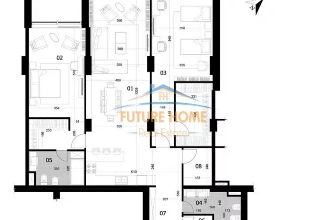 Shtepi ne shitje 2+1 ne Tirane - 883,554 Euro