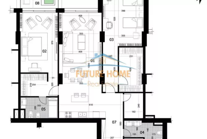 Shtepi ne shitje 2+1 ne Tirane - 863,870 Euro