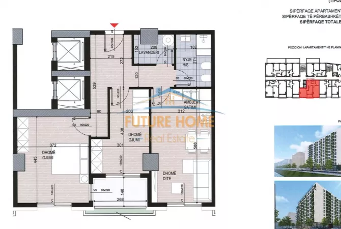 Shtepi ne shitje 2+1 ne Tirane - 154,000 Euro