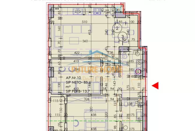 Casa in vendita 2+1 a Tirana - 134,055 Euro