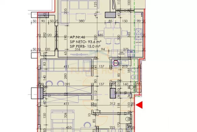 Casa in vendita 2+1 a Tirana - 144,650 Euro