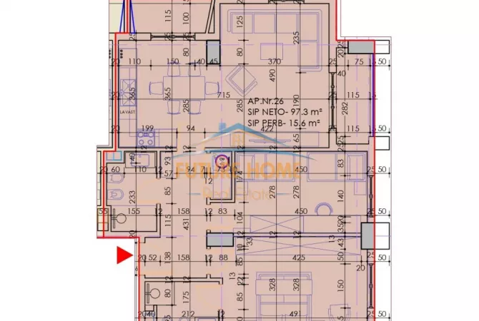 Casa in vendita 2+1 a Tirana - 150,380 Euro
