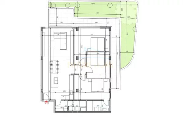 Shtepi ne shitje Apartament ne Tirane, 3+1, Mobilimi Bosh, pa mobiluar, Pagesa 300,900  Euro.