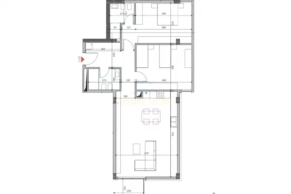 House for Sale 2+1 in Tirana - 287,760 Euro