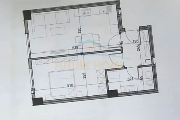 House for Sale 1+1 in Tirana - 80,750 Euro