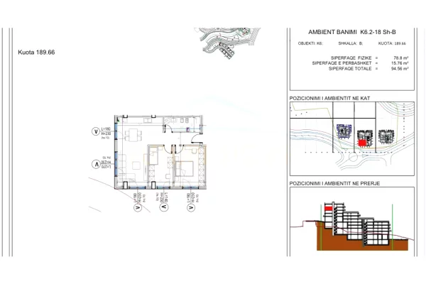 Apartment for sale in Tirana 2+1, Emty