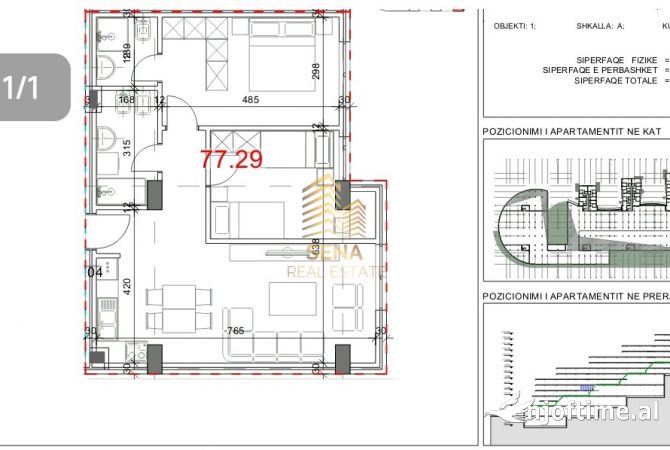 Shtepi ne shitje 2+1 ne Tirane - 155,000 Euro
