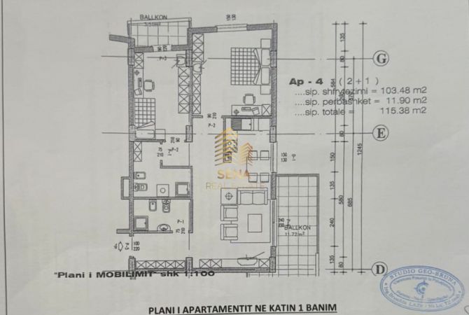 Shtepi ne shitje 2+1 ne Tirane - 240,000 Euro