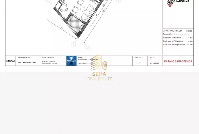 Shtepi ne shitje 1+1 ne Tirane - 103,000 Euro