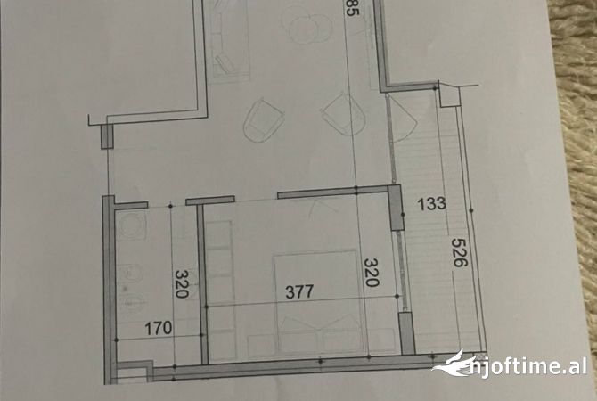 Shtepi ne shitje 1+1 ne Tirane - 108,000 Euro
