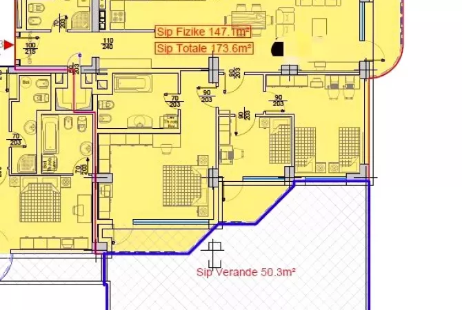 Ambiente Commerciale in Affitto 3+1 a Tirana - 3,000 Euro