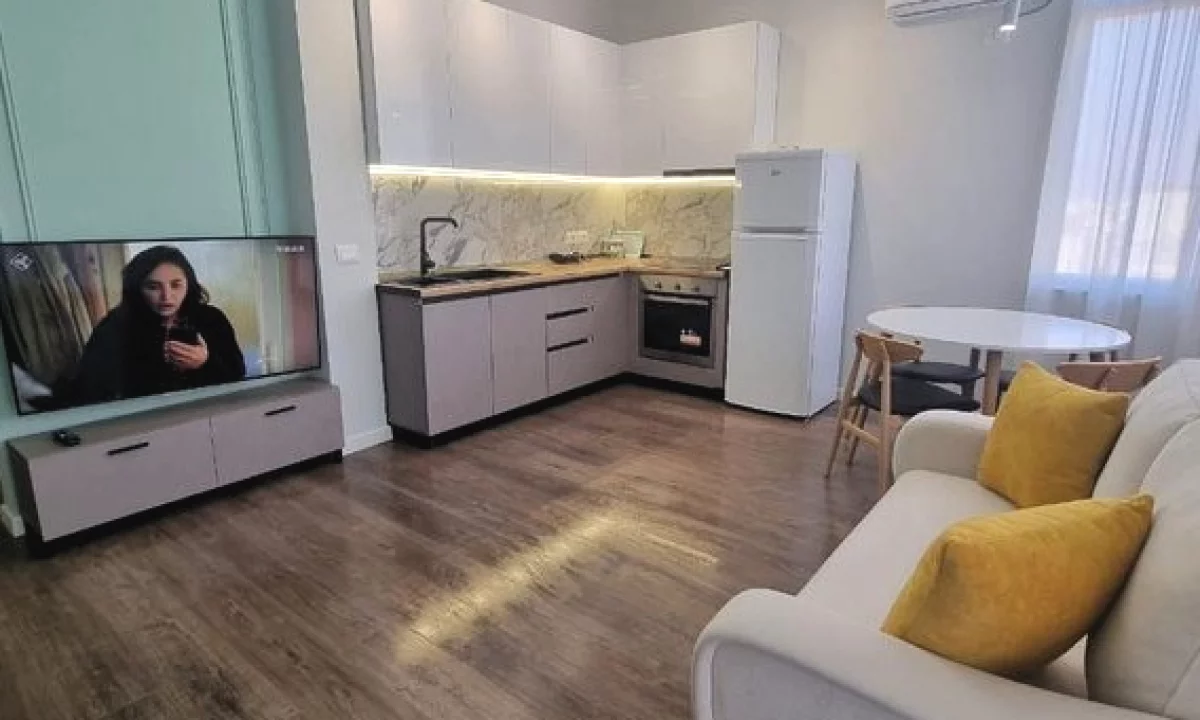 Shtepi ne shitje Apartament ne Tirane, 1+1, Mobilimi E mobiluar, Pagesa 199,900  Euro.