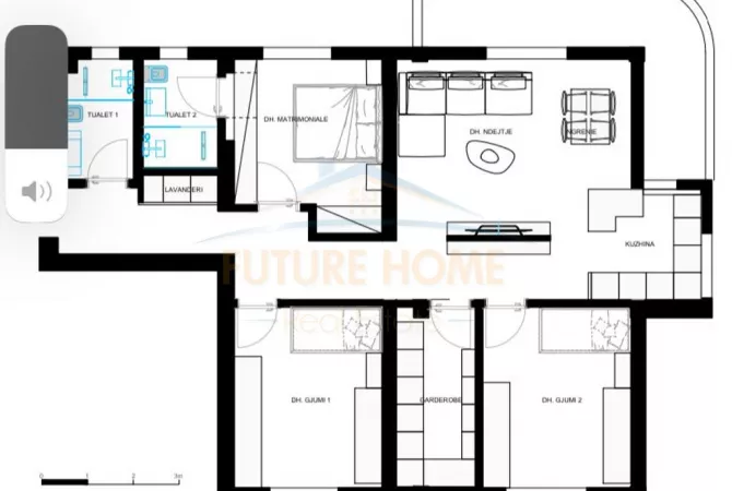 Shtepi ne shitje 3+1 ne Tirane - 250,000 Euro