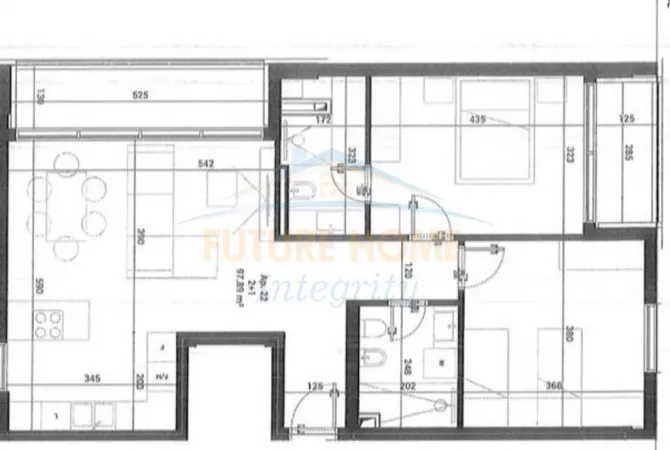 Shtepi ne shitje 2+1 ne Tirane - 231,000 Euro
