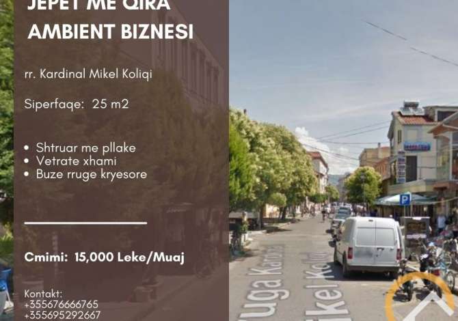 Business Property for Rent 3+1 in Shkodra - 15,000 Leke