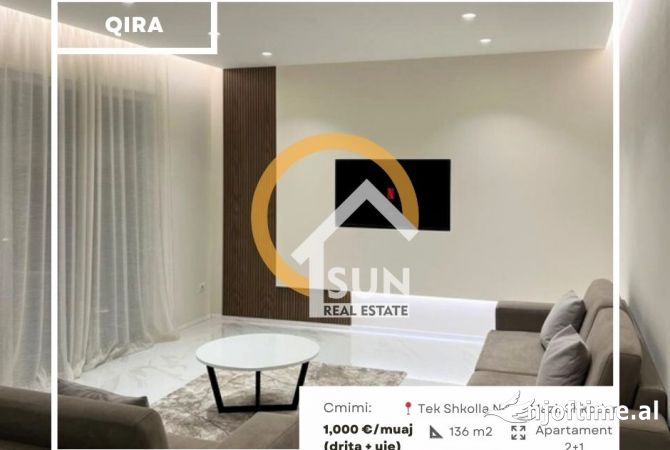 Shtepi me qera 2+1 ne Shkoder - 1,000 Euro