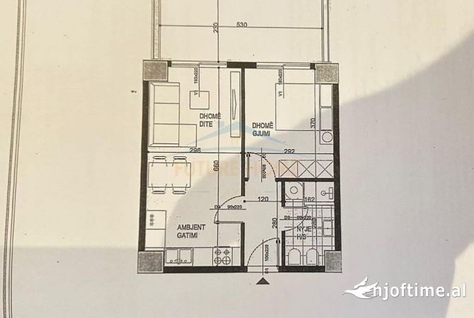 Shtepi ne shitje 1+1 ne Tirane - 108,500 Euro
