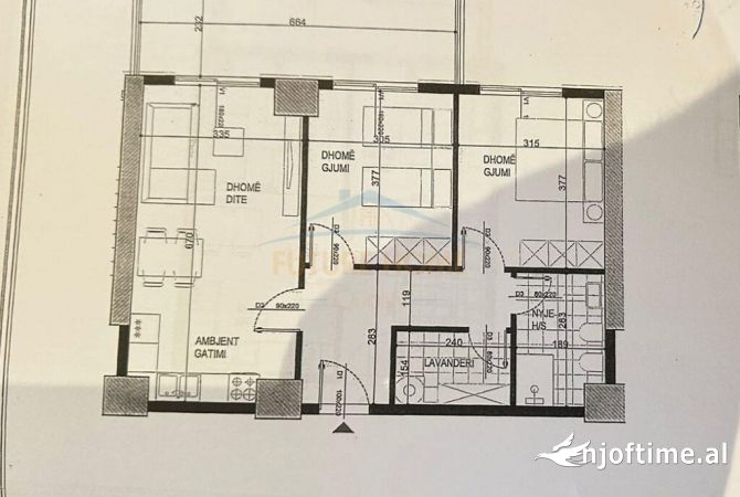 Shtepi ne shitje 2+1 ne Tirane - 164,500 Euro