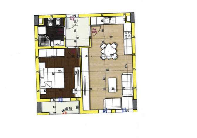 Shtepi ne shitje 1+1 ne Tirane - 88,000 Euro