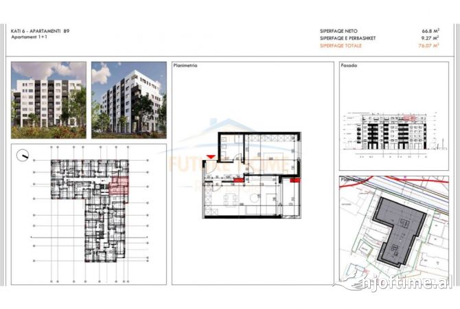 Shtepi ne shitje 1+1 ne Tirane - 83,500 Euro