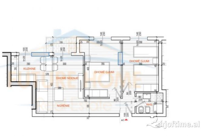 Shtepi ne shitje 2+1 ne Tirane - 140,000 Euro