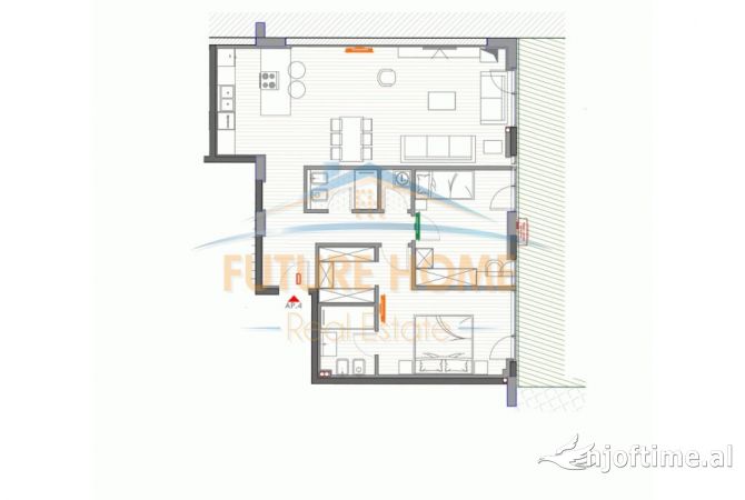 Shtepi ne shitje 2+1 ne Tirane - 275,000 Euro