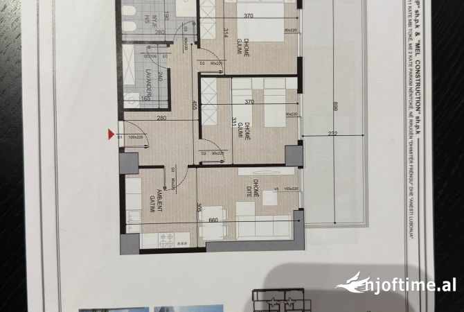 Shtepi ne shitje 2+1 ne Tirane - 135,000 Euro
