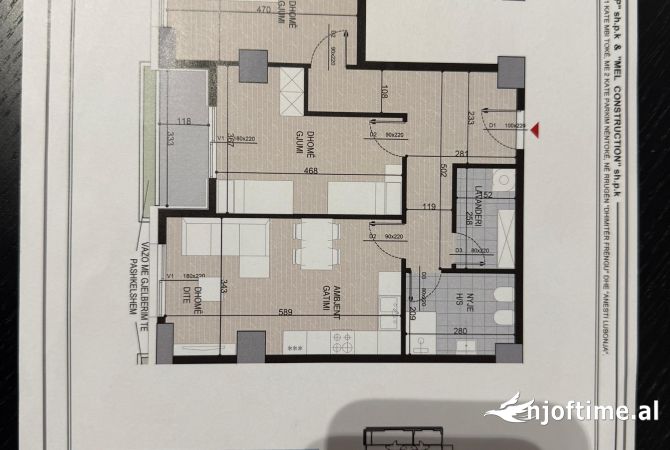Shtepi ne shitje 2+1 ne Tirane - 132,000 Euro