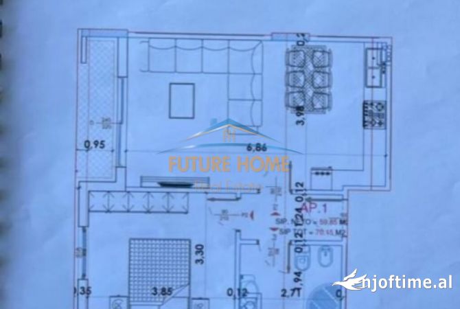 Shtepi ne shitje 2+1 ne Tirane - 168,000 Euro