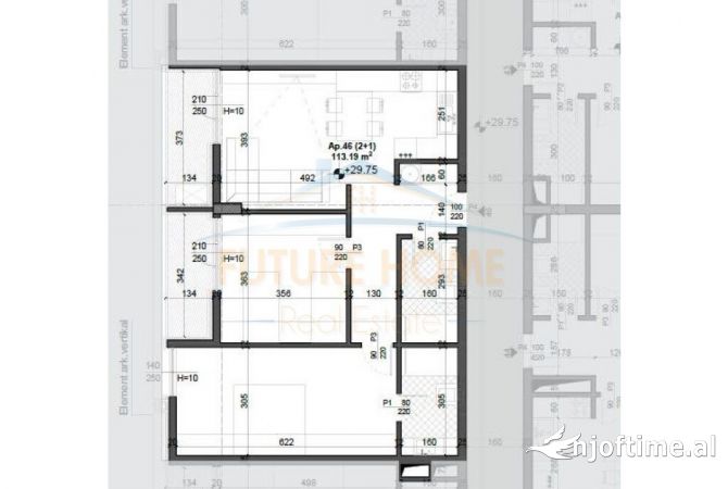 Shtepi ne shitje 2+1 ne Tirane - 158,000 Euro