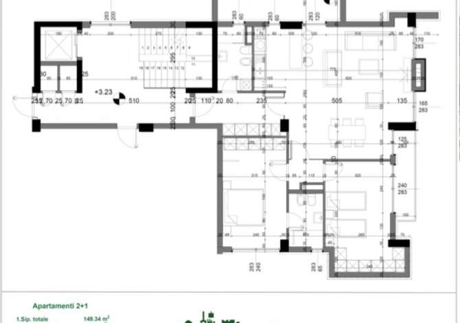 Shtepi ne shitje 2+1 ne Tirane - 230,528 Euro