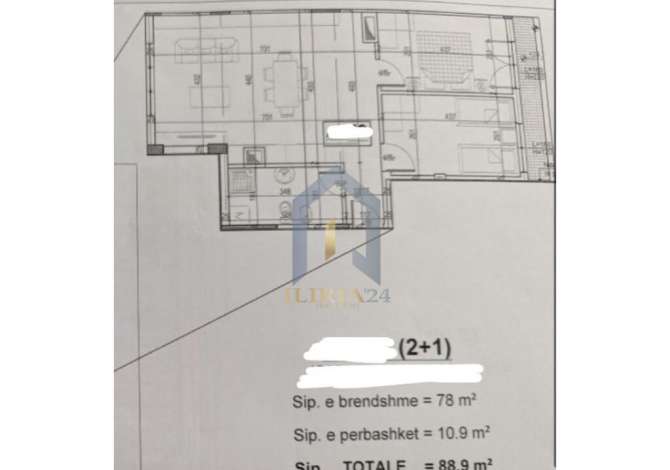 Shtepi ne shitje 2+1 ne Tirane - 155,000 Euro
