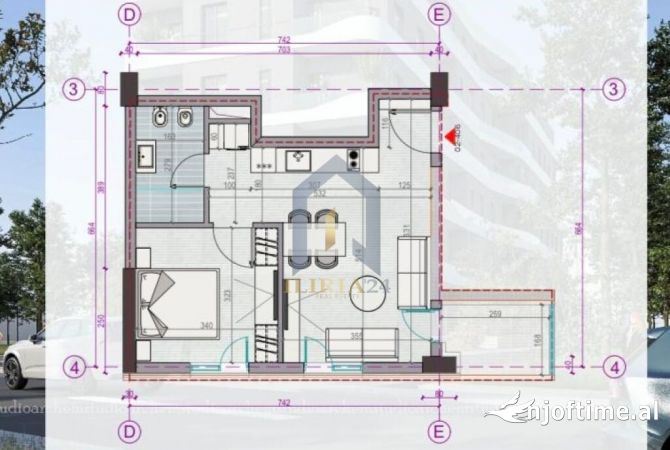 Shtepi ne shitje 1+1 ne Durres - 70,900 Euro