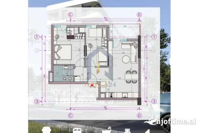 Shtepi ne shitje 2+1 ne Durres - 91,700 Euro