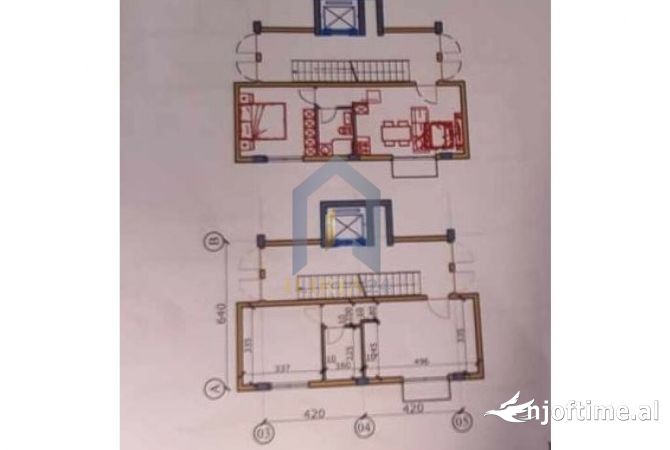Shtepi ne shitje Apartament ne Tirane, 1+1, Mobilimi Bosh, pa mobiluar, Pagesa 71,000  Euro.